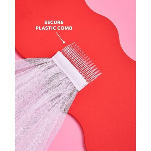 ❤️Women White Party Bridal , Surged Headband Decorations,Bridal Shower, - Picture 7 of 9